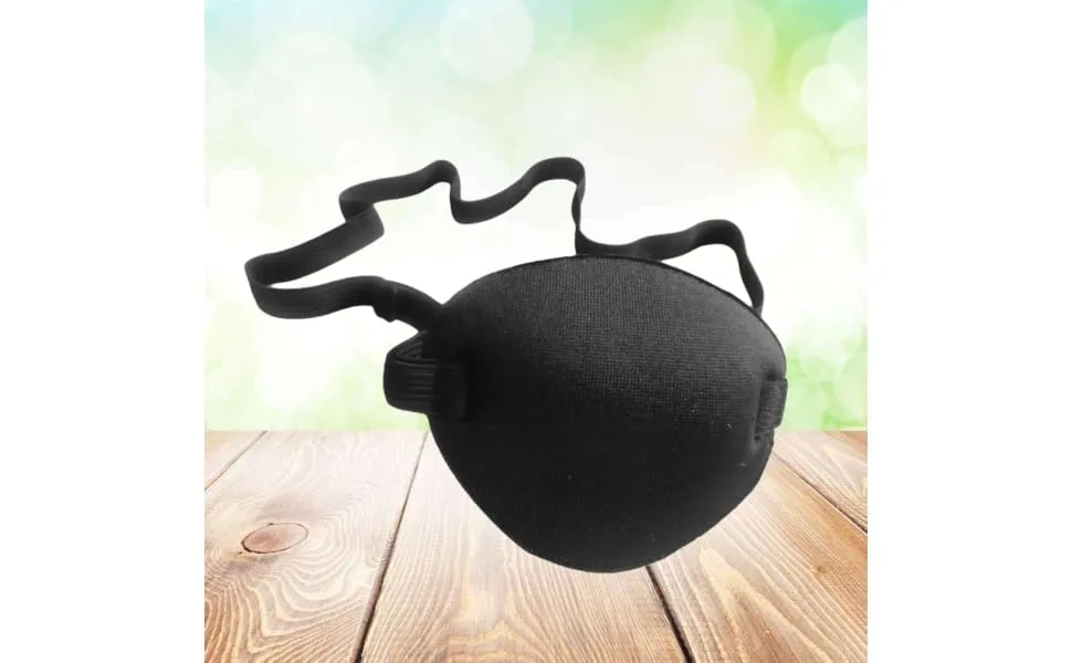 Anneome 2pcs Lazy Eye Patch Pirate Patch for Pirate Eye Patches for Blindfolds for Black - product information 4