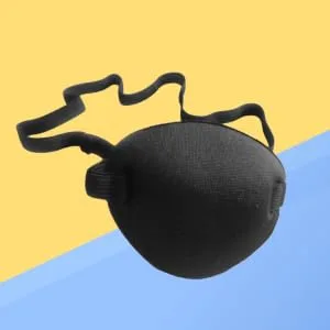 Anneome 2pcs Lazy Eye Patch Pirate Patch for Pirate Eye Patches for Blindfolds for Black - product information 5