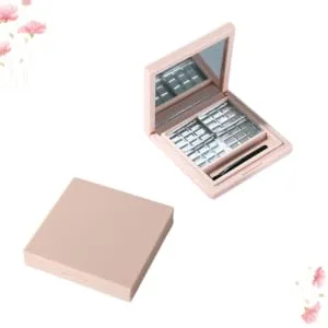 FOYTOKI 2pcs Empty Eyeshadow Palette Iluminador De Maquillaje Highlighters Empty Compact Eyeshadow - product information 2