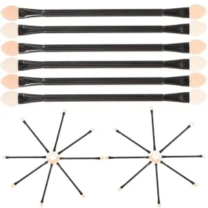 Outanaya 30pcs Disposable Eye Shadow Stick Makeup Sponge Applicator Eyeshadow Application Smudge Eye Plastic - product information 4