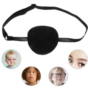 COOLHIYA 10pcs Eye Patch Adjustable Single Eye Covers Blindfolds for Adults Blindfolds for - product information 5