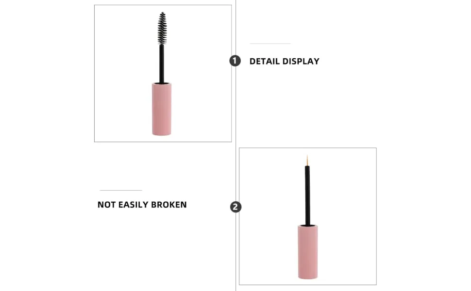 Gogogmee 4pcs Eyeliner Stick Clear Lipglosses Bottle Empty Mascara Wand The Pet - product information 1