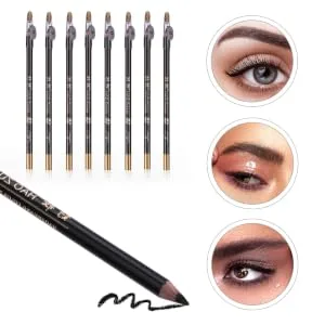 FOYTOKI 16 Pcs Pencil Sharpener Eyebrow Pencil Makeup Eyebrow Pencils Eyebrow Makeup Pencil Black - product information 4