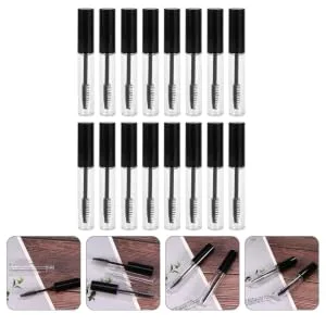 Gogogmee 32 Pcs Mascara Tube Mascara Clear Empty Eyelashes Bottle Lash Wand Containers Empty Bottle Plastic - product information 6