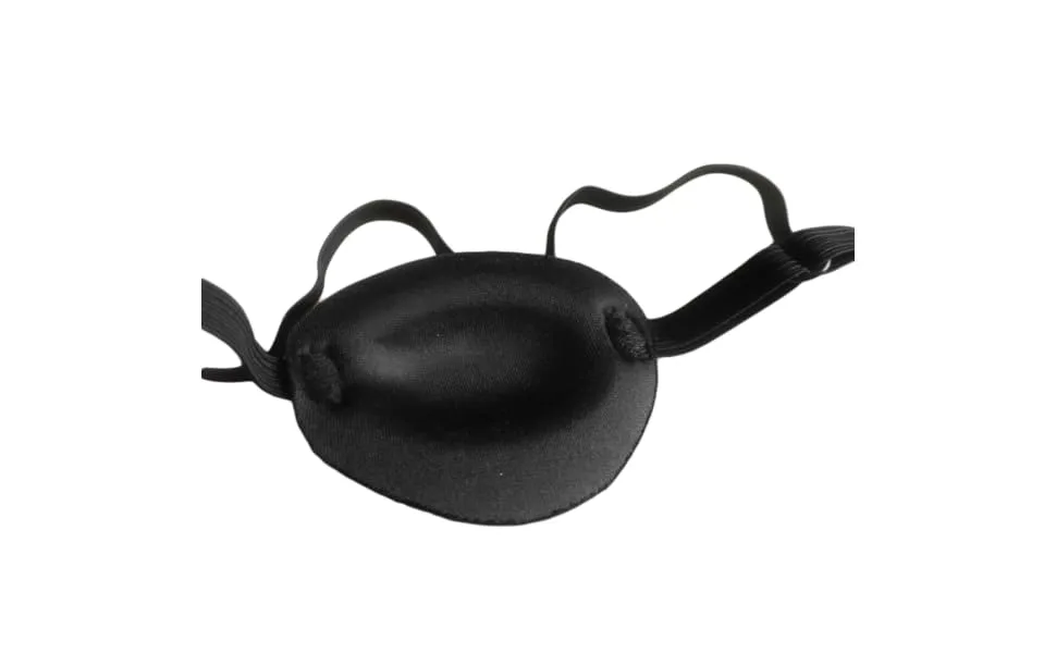 SEWOART 2pcs Lazy Eye Patch Eye Mask Adjustable Eye Patch Adult Costumes Eye Patches Pirate Black - product information 2