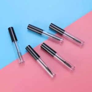 FOYTOKI 10 Pcs Eyelash Cream Bottle Storing Eyelash Cream Empty Mascara Tube Black Lid Empty Tube Funnel - product information 1
