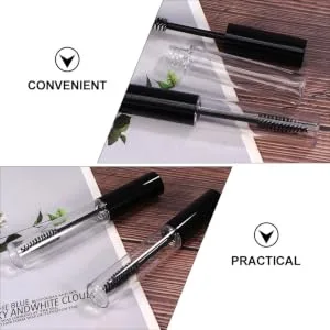 FOYTOKI 16pcs Mascara Tube Eyeliner Tubes Empty Mascara Bottle Lash Wand Containers Lip Balm Tube Plastic - product information 2