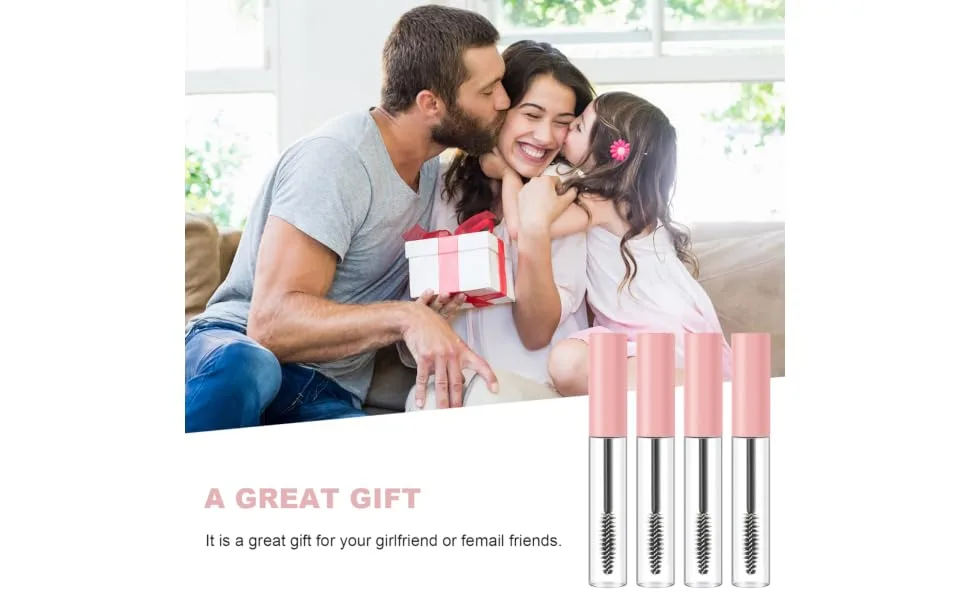 Gogogmee 30 Pcs Mascara Empty Tube Empty Eyelash Mascara Tube Reusable Empty Brow Oil Mini Clear Plastic - product information 2