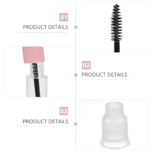 FOYTOKI 30 Pcs Mascara Empty Tube Refillable Reusable Empty Mascara Containers Empty Wands DIY Plastic - product information 1