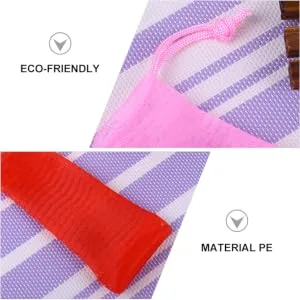 BIUDECO 6pcs Soap Cleansing Makeuo Foaming Nets Soap Purpose Soap Mits Wash Pe - product information 1