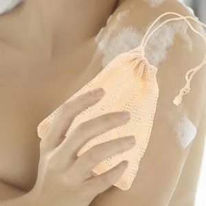 Gogogmee 6pcs Soap Soap Scrubber Pouch Soap Saver Pocket Soap Saver Sisal Beige - product information 2
