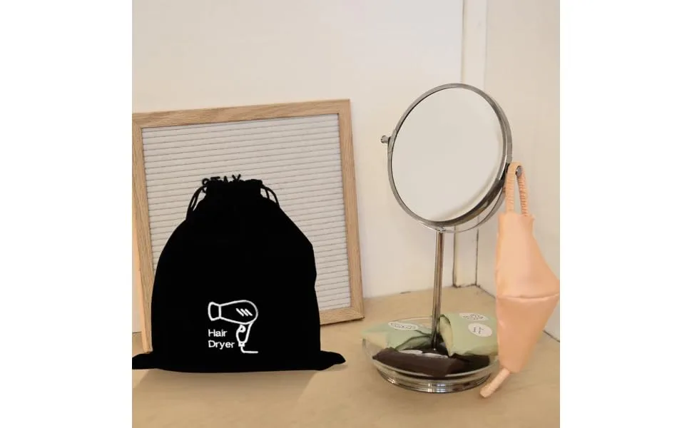 FOYTOKI 4 Pcs Hair Dryer Storage Bag Dustproof Storage Bag Drawstring Pouch Hairdryer Organizer Fabric - product information 3