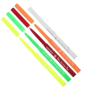 Outanaya 5pcs Halloween Paint Pen Fluorescence Eyeliner Pen Eyeliner Fluorescence Make up Highlighter Plastic - product information 1