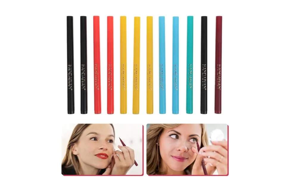Outanaya 12pcs Eyeliner Liquid Pen Liquid Eyeliner Pencil Matte Liquid Eyeliner Liquid Eyeliner Waterproof - product information 2