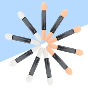 FOYTOKI 100 Pcs Women Makeup Brush Eye Shadow Applicator Makeup Eye Shadow Brush Eye Shadow Brush Sponge - product information 2