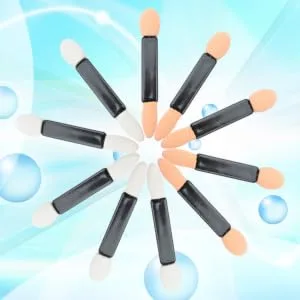 FOYTOKI 100 Pcs Women Makeup Brush Eye Shadow Applicator Makeup Eye Shadow Brush Eye Shadow Brush Sponge - product information 3