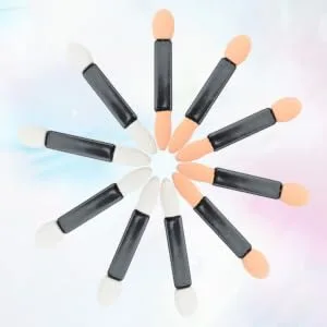 FOYTOKI 100 Pcs Women Makeup Brush Eye Shadow Applicator Makeup Eye Shadow Brush Eye Shadow Brush Sponge - product information 6
