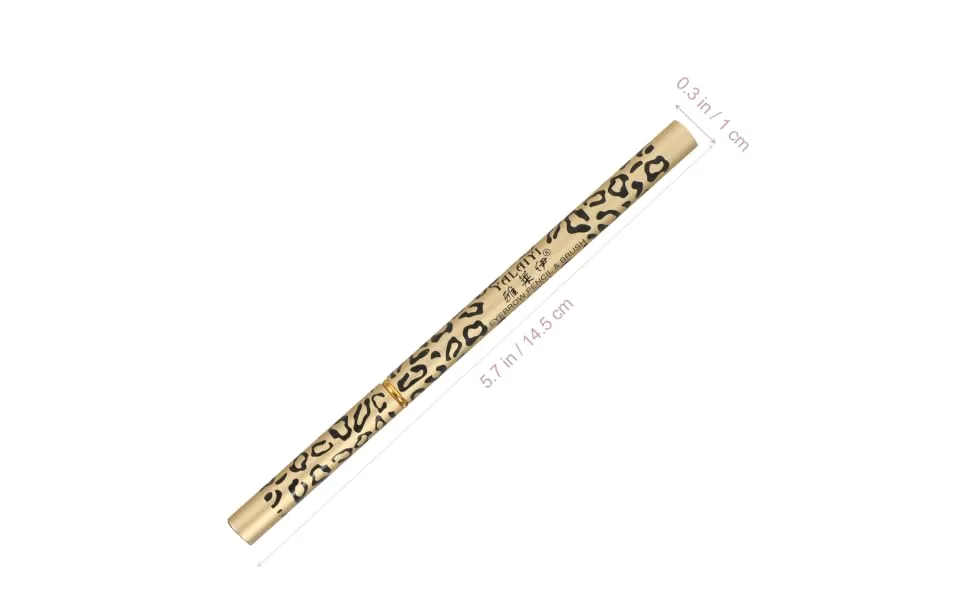 FOYTOKI 4 Pcs Double Head Eyebrow Pencil Long Lasting Eyebrow Pencil Eyebrow Powder Pencil Uk) Black - product information 6