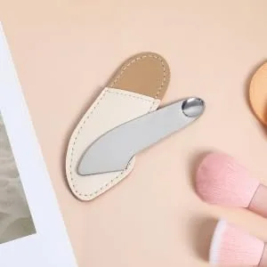 FOYTOKI 4pcs Face Foundation Spatula Cosmetic Makeup Palette Mixer Korean Makeup Silver Stainless Steel - product information 5