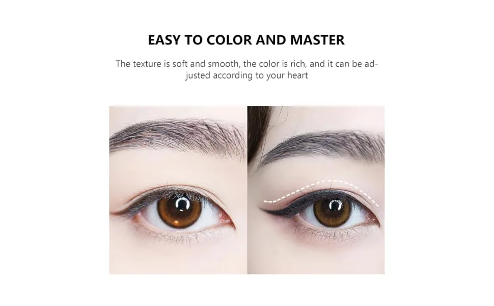 FOYTOKI 6 Pcs Eye Shadow Cream Light Brown Eyeliner Brown Eyeshadow Dark Brown Eyeliner Eyeshadow Cream - product information 7