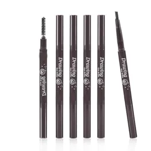 FOYTOKI 3pcs 2 1 Eyebrow Brush Eyebrow Makeup Waterproof Eyebrow Pen Brow Pencil Microblading Pen Stand - product information 4