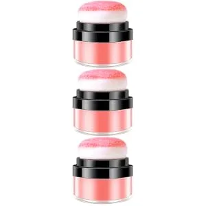 FOYTOKI 3pcs Oil Control Cushion Blush Blusa Blush for Black Women Blush for Face Makeup Plastic Rosy - product information 3