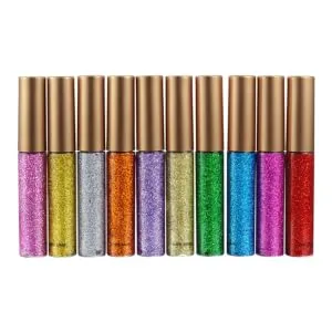Outanaya 10pcs Glitter Eye Shadow Eyeshadow Liquid Eyeliner Shinny Eyeliner Glitter Eyeliner - product information 2