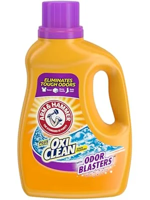 Arm & Hammer Plus OxiClean Odor Blasters Fresh Burst, 75 Loads Liquid Laundry Detergent, 118.1 Fl oz 118.1 Fl Oz (Pack of 1) - product information 2