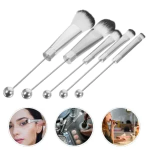 Outanaya 5pcs Make up Eyeshadow Eye Shadow for Makeup Eyeshadow Makeup Concealer Brush Artificial Fiber - product information 4