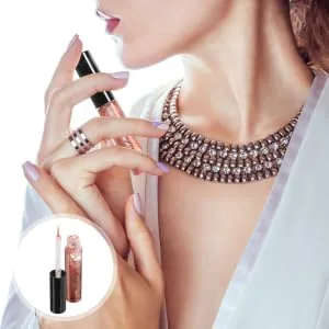 Gogogmee 2pcs Eyeliner Makeup Liner Eyeliner Liquid Liner Glitter Eyeliner Brown - product information 2