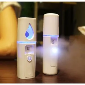 FOYTOKI 2pcs Cool Mist Sprayer Cool Face Mist Steamer Handy Facial Sprayer for Eyelash Extensions White - product information 3