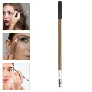 Gogogmee Pencil Brow Pen Shaper Pencil Brow Pencil for Makeup Coffee Wooden 1 count (Pack of 1) Coffee - product information 1