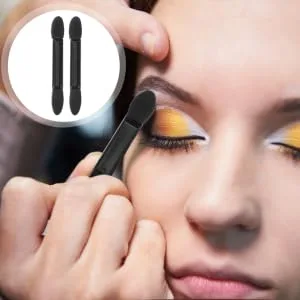 Outanaya 50pcs Eye Shadow Sponge Cosmetic Tool Eye Makeup Brushes Eye Cream Applicator Brush Eyeshadow Brush - product information 1