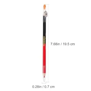 Gogogmee 12pcs Lip Liner Eyeliner Eyebrow Pen Eyeliner Black Eyebrow Precision Brush Wooden - product information 4