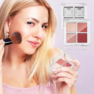 Gogogmee 6 Pcs Eye Shadow Empty Boxes Clear Eyeshadow Pans Eyeshadow Palette Transparent - product information 4