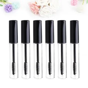 FOYTOKI 6pcs Empty Tube oil for Eyelashes Mascara Tubes with Wands Empty Eyelash Tube Black - product information 3