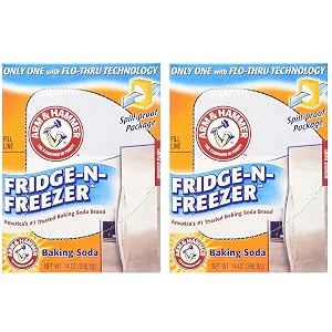 Arm & Hammer Baking Soda, Fridge-N-Freezer Pack, Odor Absorber, 14 oz - 2 Pack - product information 1