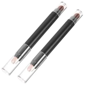 FOYTOKI 2pcs Eye Makeup Tool Makeup Eye Brushes Eye Makeup Pen Stick Eye Shadow for Women Abs Black - product information 1