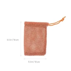 Gogogmee 5pcs Lathering Mesh Soap Foaming Bag Bathing Soap Bag Soap Saver Pouches Soap Net Bag Nylon - product information 2