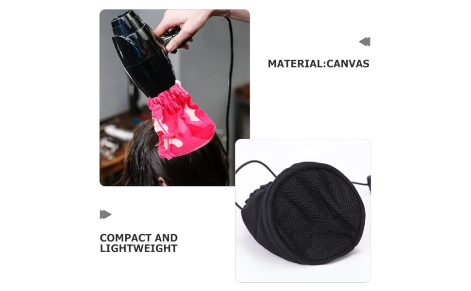 Gogogmee 2pcs Hair Blower Canvas Hair Drye Storage Organizer Small Hair Dryer - product information 3