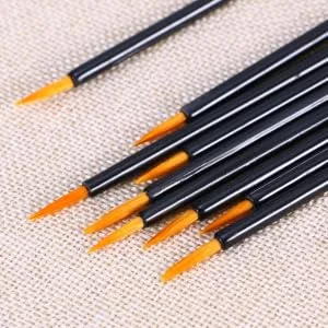 PLAFOPE 100pcs Point Eyeliner Makeup Gloss Brush Cosmetic Disposable Applicator Wands Tool Lip Fine - product information 4