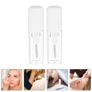 FOYTOKI 2pcs Eyelash Raincoat Clear Raincoat Clear Rain Coat Essence Mascara Gels Plastic Transparent - product information 1