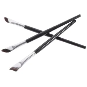 FOYTOKI 3pcs Set Eye Brush Eyeliner Tool Applicator Eyeshadow Brush Angled Makeup Brush Concealer Brush Wood - product information 4