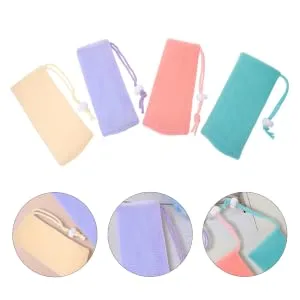 FOYTOKI 8pcs Soap Pouch for Shower Face Soap Holder Soap Sleeves for Soap Bars Bar Soap Bag Pe - product information 2