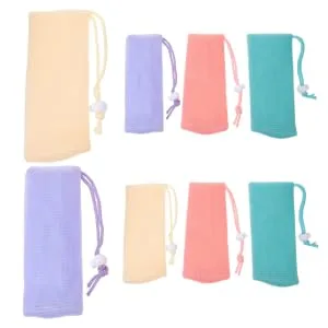FOYTOKI 8pcs Soap Pouch for Shower Face Soap Holder Soap Sleeves for Soap Bars Bar Soap Bag Pe - product information 4
