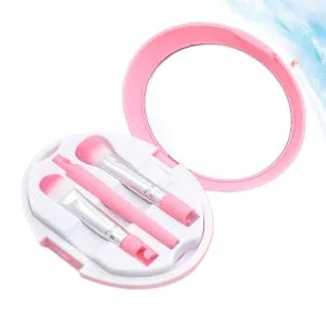 Outanaya 1 Set 5 Pcs Eye Brush Cosmetic Tool Essential Kit for Daily Eye Makeup Beauty Kit Makeup Brush Pink - product information 1