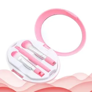 Outanaya 1 Set 5 Pcs Eye Brush Cosmetic Tool Essential Kit for Daily Eye Makeup Beauty Kit Makeup Brush Pink - product information 4