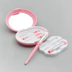 Outanaya 1 Set 5 Pcs Eye Brush Cosmetic Tool Essential Kit for Daily Eye Makeup Beauty Kit Makeup Brush Pink - product information 5
