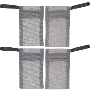 Didiseaon 12 Pcs Soap Bar Soap Savers Soap Pouches for Soap Bars Soap Sleeve Nylon Fiber Grey - product information 2