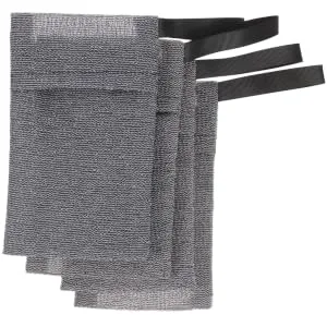 Didiseaon 12 Pcs Soap Bar Soap Savers Soap Pouches for Soap Bars Soap Sleeve Nylon Fiber Grey - product information 5